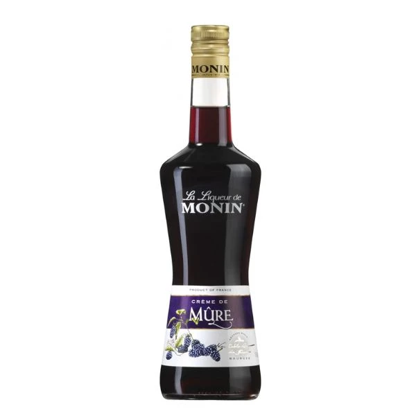 Monin Likör Creme de Mûre / Brombeere FL 70 63020 by MONIN color Svart
