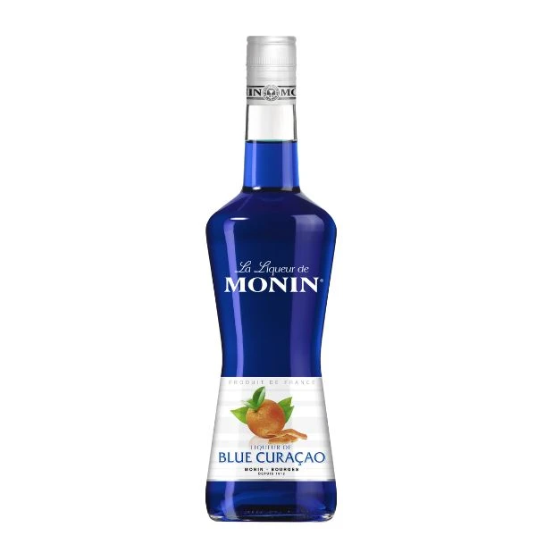 Monin Likör Curacao Blue FL 70 63021 by MONIN color Svart