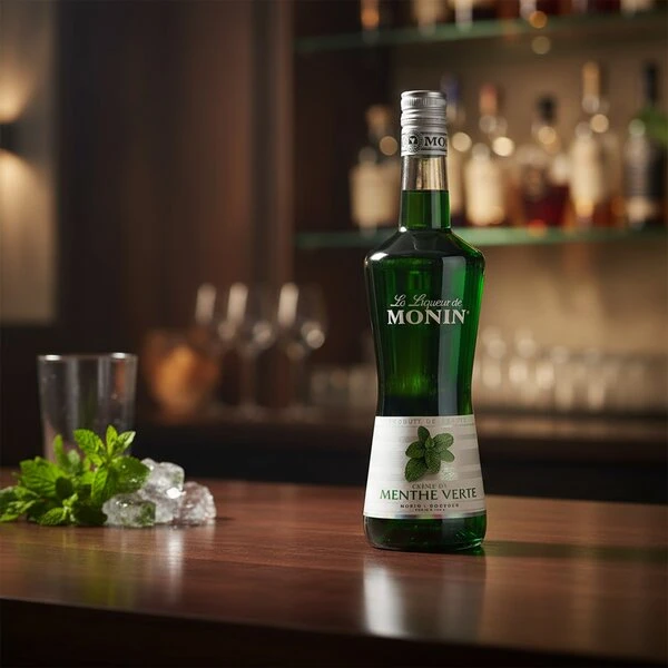 Monin Likör Menthe Verte / Pfefferminz FL 70 63191 by MONIN color Svart
