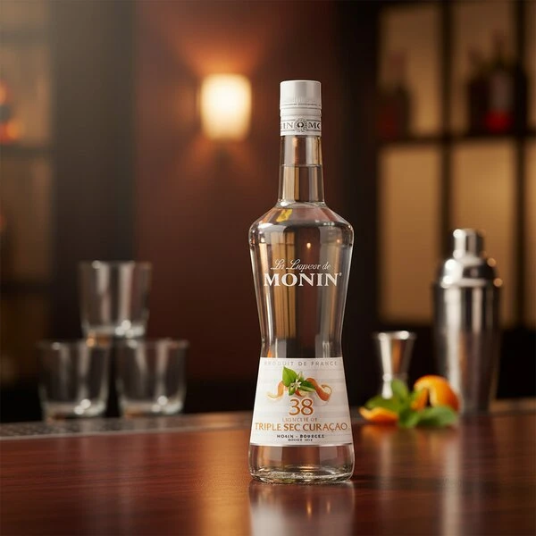 Monin Likör Triple Sec FL 70 63016 by MONIN color Svart