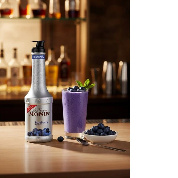 Monin Purémix Blaubeere FL 100 61165 by MONIN color Blauw