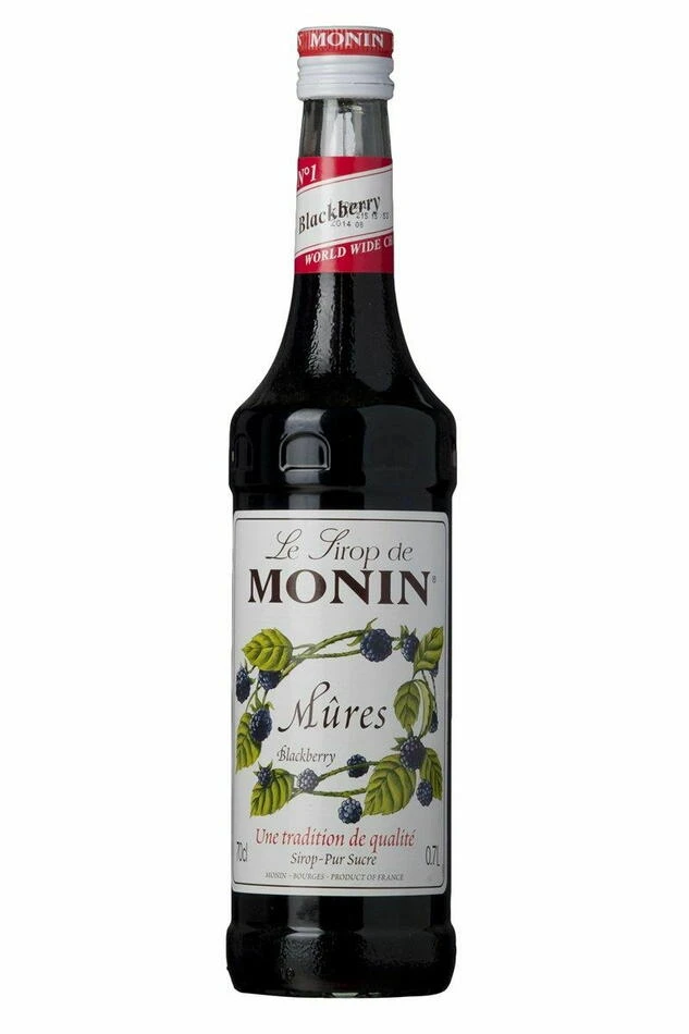 Monin Sirup Blackberry / Brombeere FL 70 61016 by MONIN color Svart