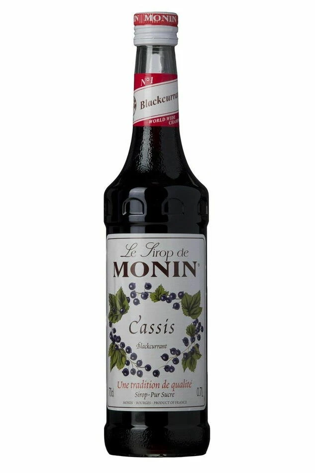 Monin Sirup Cassis / Solbeere FL 70 61050 by MONIN color Svart
