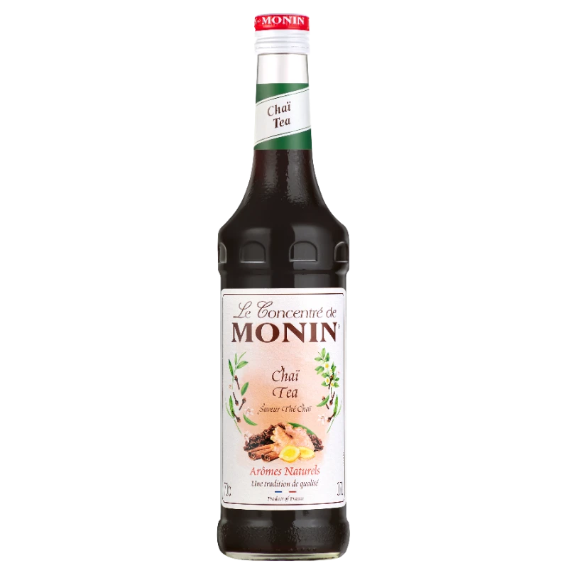 Monin Sirup Chai Tee FL 70 61011 by MONIN color Svart