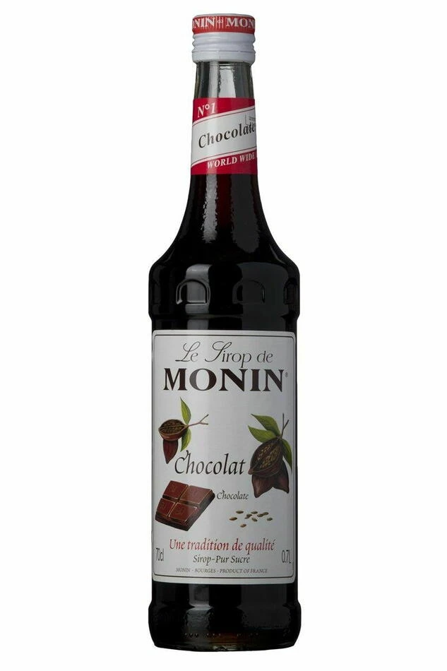 Monin Sirup Schokolade / Schokolade FL 70 61018 by MONIN color Svart