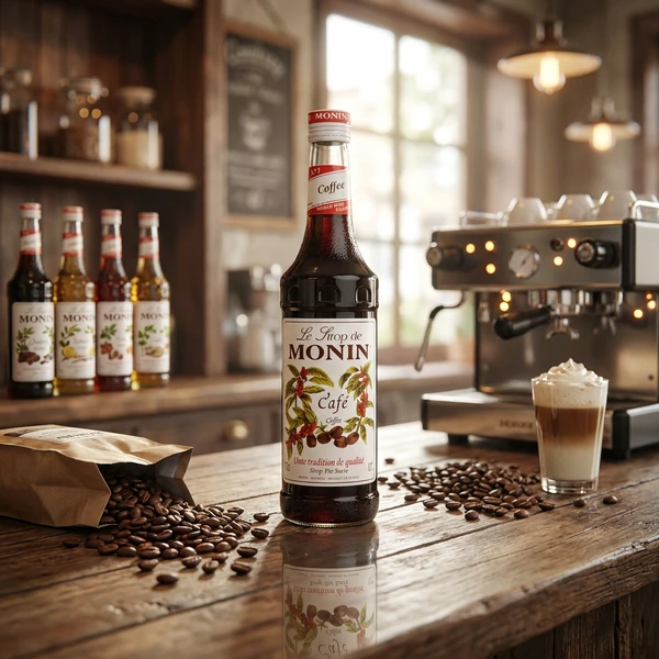Monin Sirup Kaffee / Kaffe FL 70 61035 by MONIN color Svart