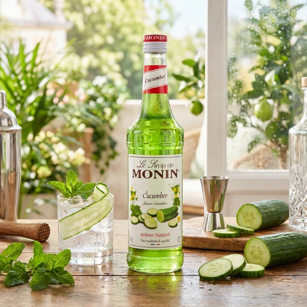 Monin Sirup Gurke / Cucumber FL 70 61083 by MONIN color Svart