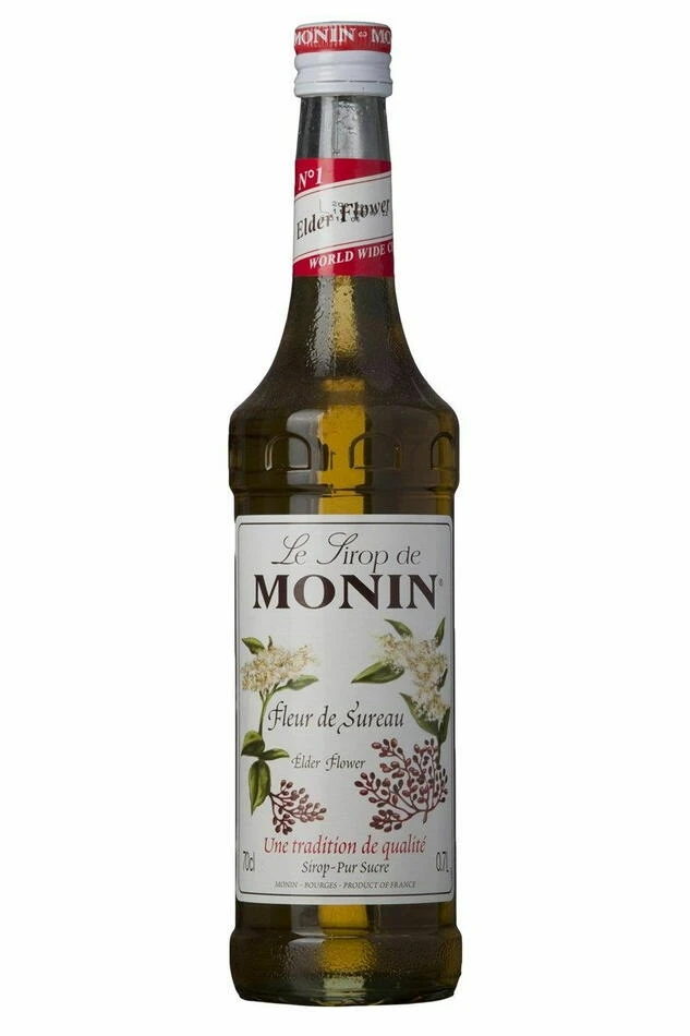 Monin Sirup Holunderblüte / Hyldeblomst FL 70 61031 by MONIN color Svart