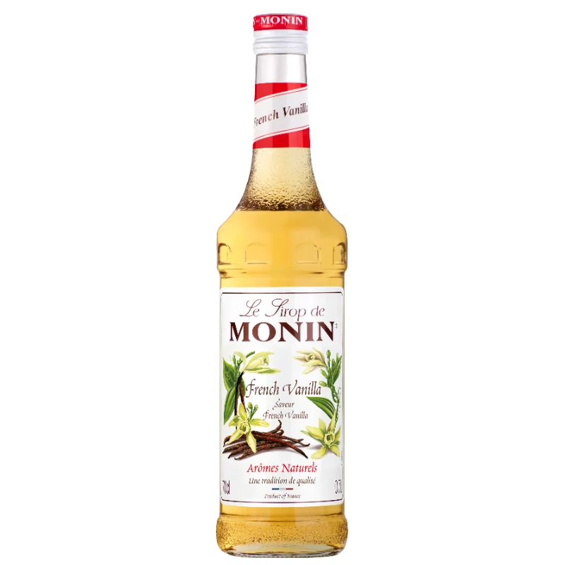 Monin Sirup Französische Vanille / Fransk Vanille FL 70 61022 by MONIN color Svart