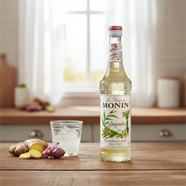 Monin Sirup Ingwer / Ingefær FL 70 61032 by MONIN color Svart