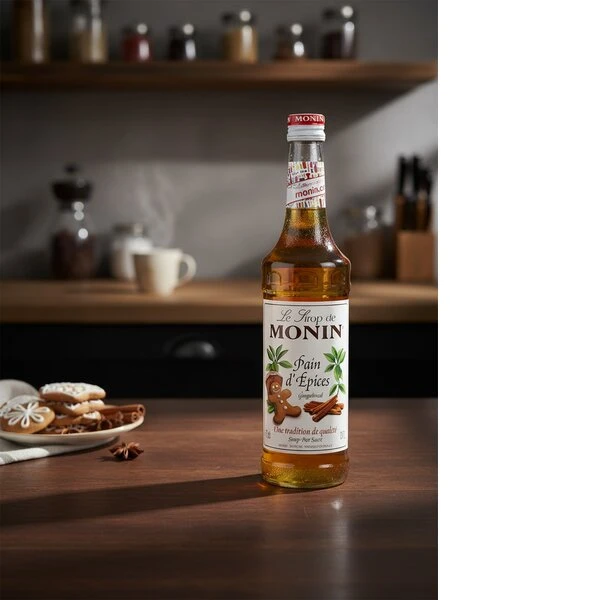 Monin Sirup Lebkuchen / Honigkuchen FL 70 61171 by MONIN color Svart