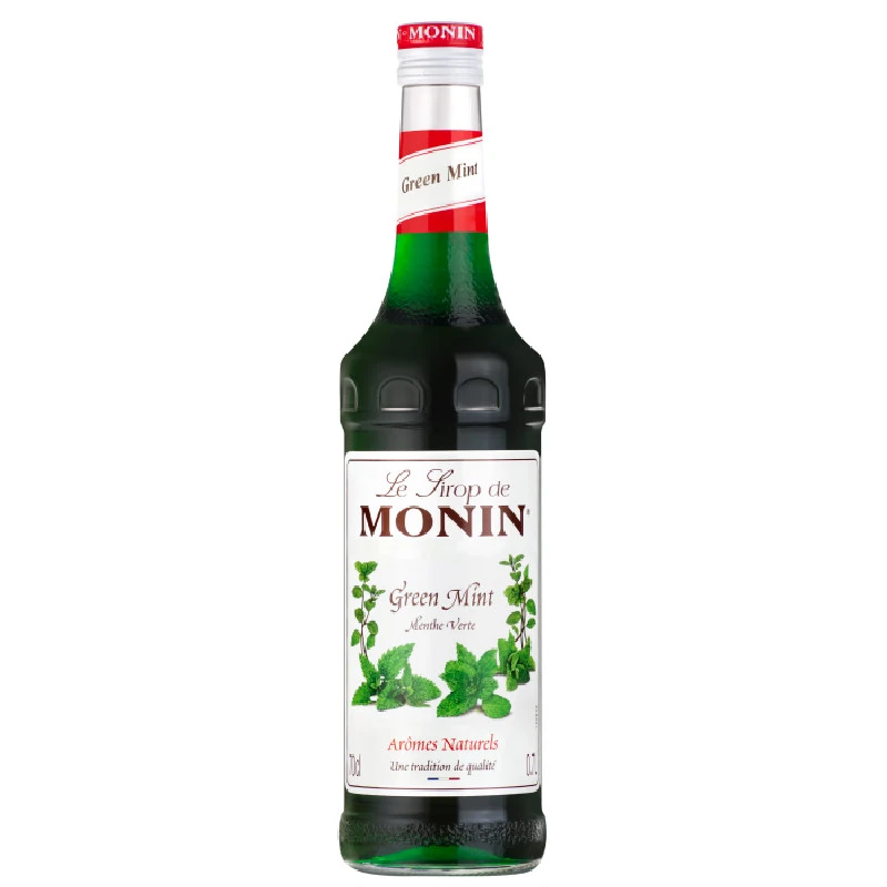 Monin Sirup Grüne Minze / Menthe Verte FL 70 61026 by MONIN color Svart