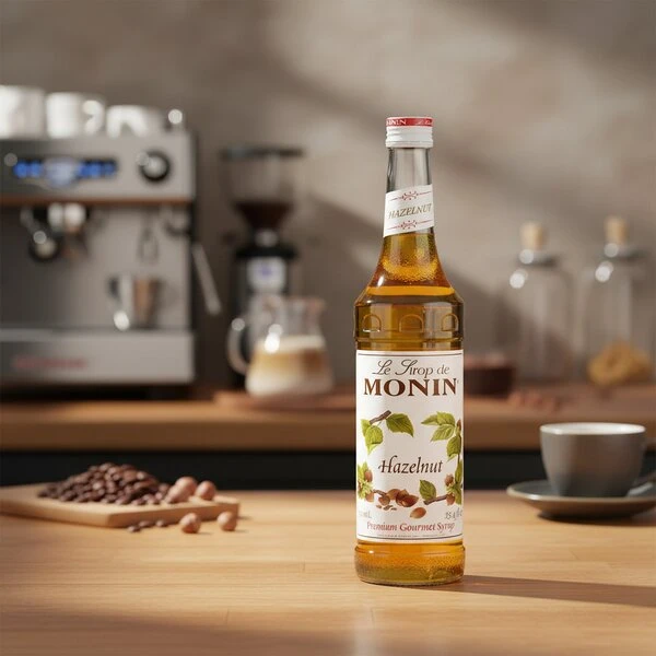 Monin Sirup Haselnuss / Hasselnød FL 70 61029 by MONIN color Svart