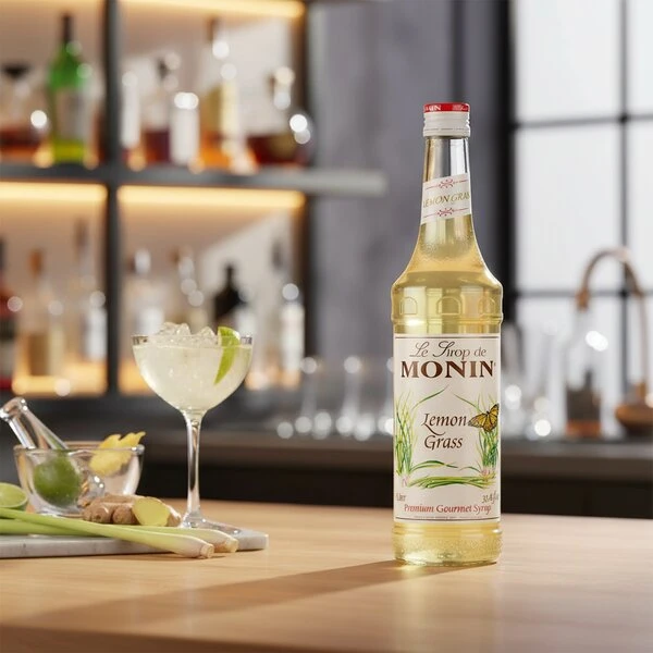 Monin Sirup Zitronengras / Citrongræs FL 70 61130 by MONIN color Svart