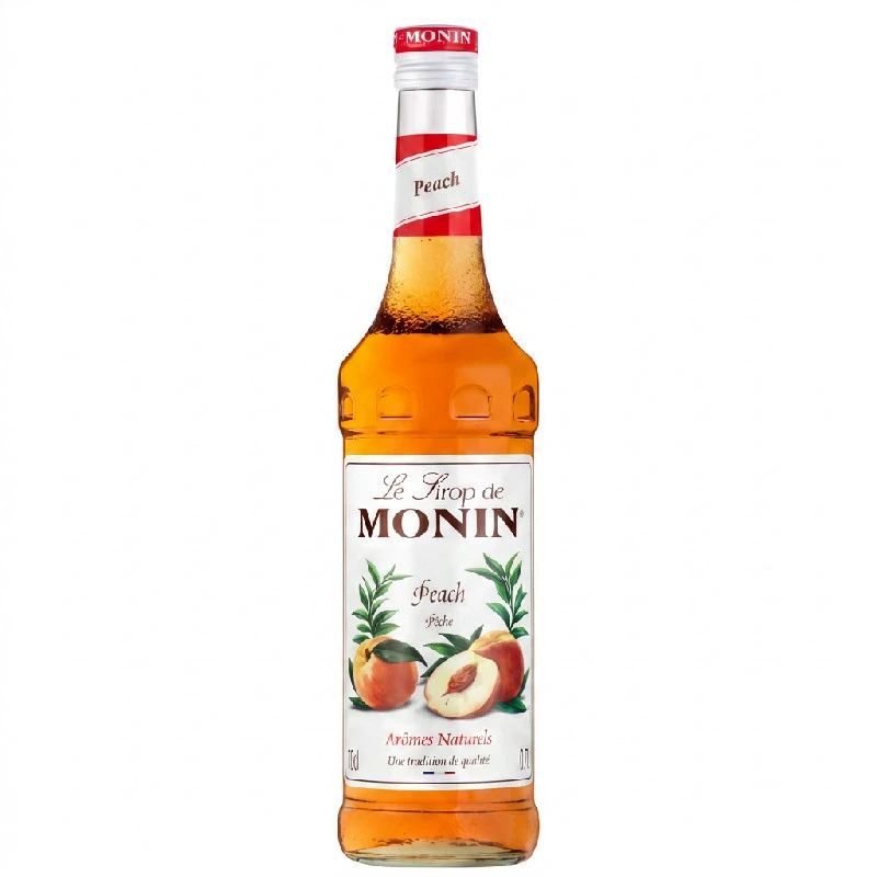 Monin Syrup Peach / Pfirsich FL 70 61021 by MONIN color Svart