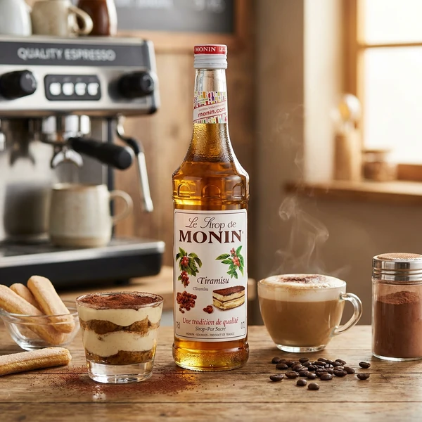 Monin Syrup Tiramisu FL 70 61175 by MONIN color Svart