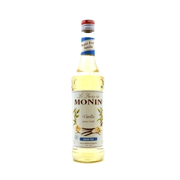 Monin Sirup Vanille, Zuckerfrei FL 70 61178 by MONIN color Svart