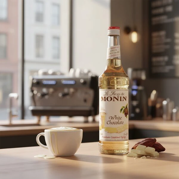 Monin Sirup Weiße Schokolade / Hvid Chokolade FL 70 61052 by MONIN color Vit
