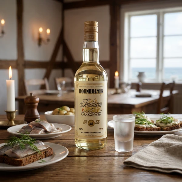 Bornholmer 1855 Traditions Aquavit FL 70 62104 by BORNHOLMER color Svart