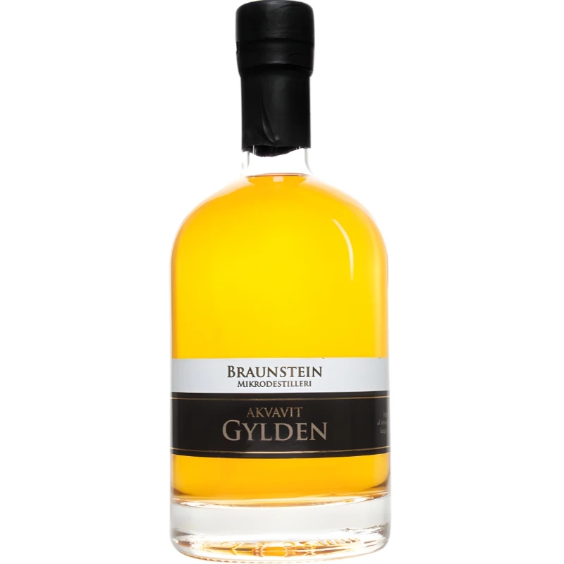 Braunstein Gylden Akvavit 50 cl 62140 by BRAUNSTEIN color Svart