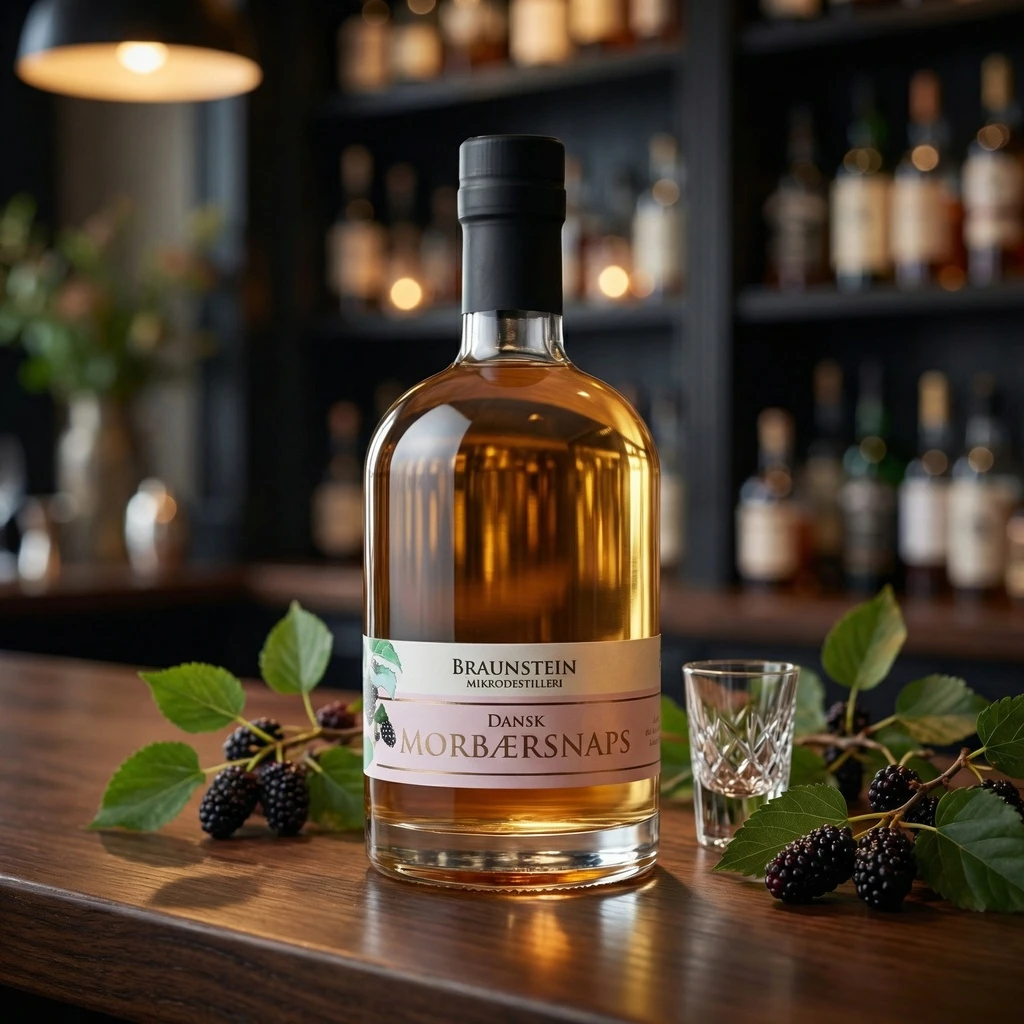 Braunstein Morbærsnaps 50 cl 62143 by BRAUNSTEIN color Svart