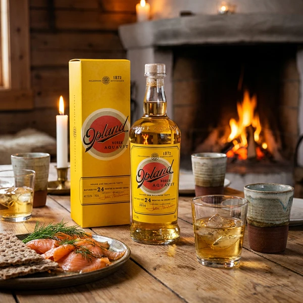 Gammel Opland Aquavit FL 70 62069 by GAMMELOPLA color Svart