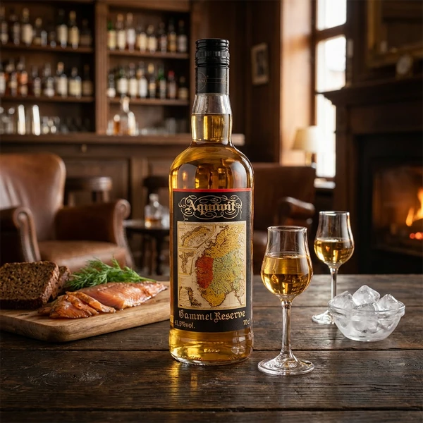 Gammel Reserve Aquavit FL 70 62070 by GAMMELRESE color Svart