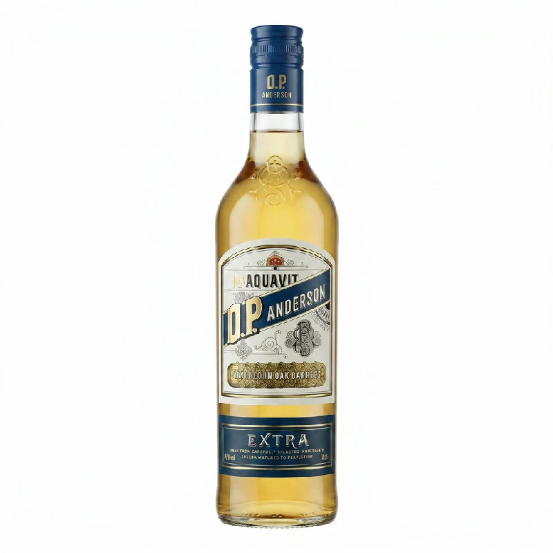 O.P. Anderson Extra Aquavit FL 70 62017 by OPANDERSON color Svart