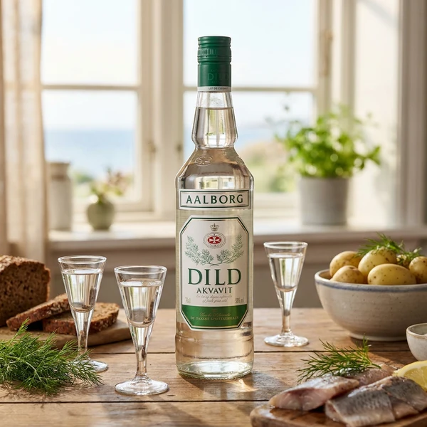 Aalborg Dild Akvavit FL 70 62059 by AALBORG color Svart