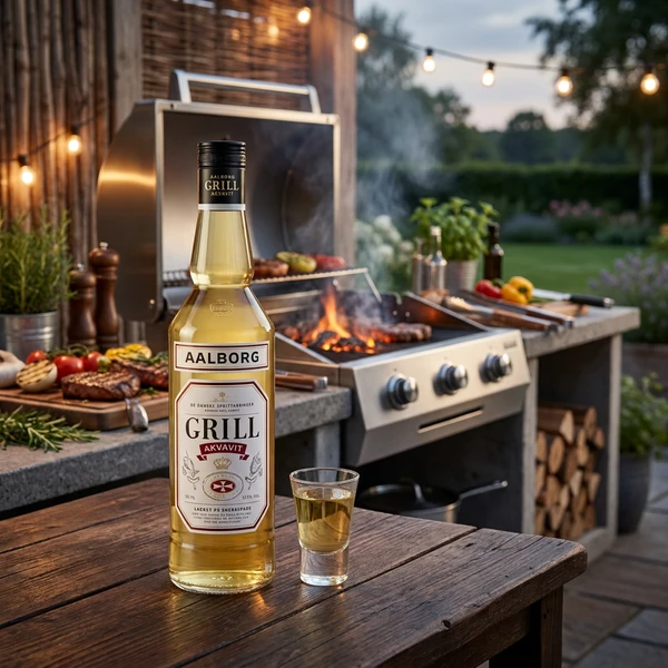 Aalborg Grill Akvavit FL 70 62063 by AALBORG color Svart