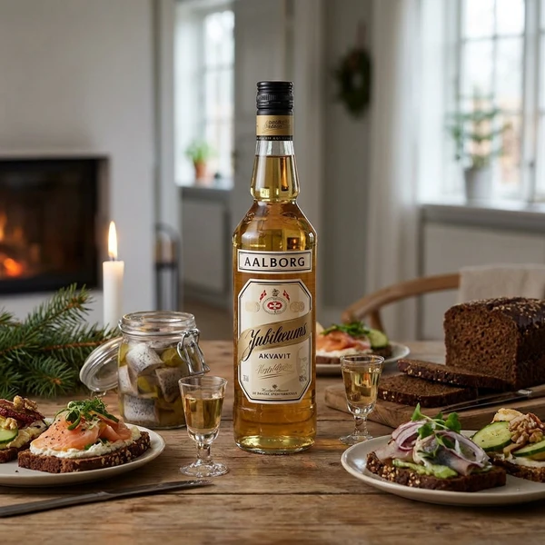 Aalborg Jubiläums Akvavit FL 70 62056 by AALBORG color Svart