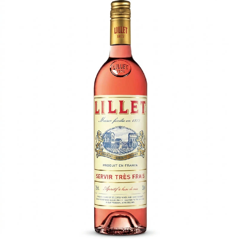 Lillet Rosé FL 75 40059 by LILLET color Svart