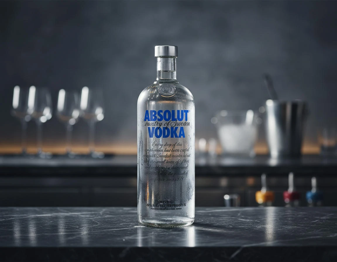 Absolut Vodka FL 70 52052 by ABSOLUT color Svart