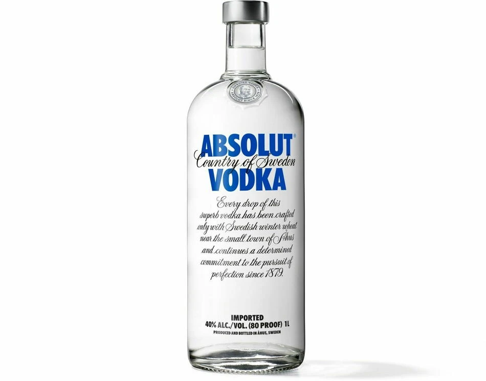 Absolut Vodka FL 70 52052 by ABSOLUT color Svart
