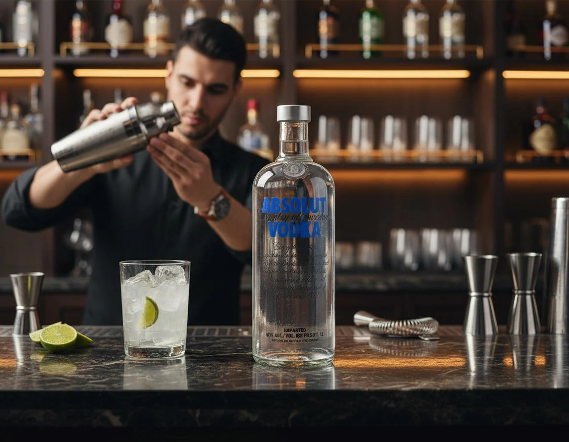 Absolut Vodka FL 70 52052 by ABSOLUT color Svart