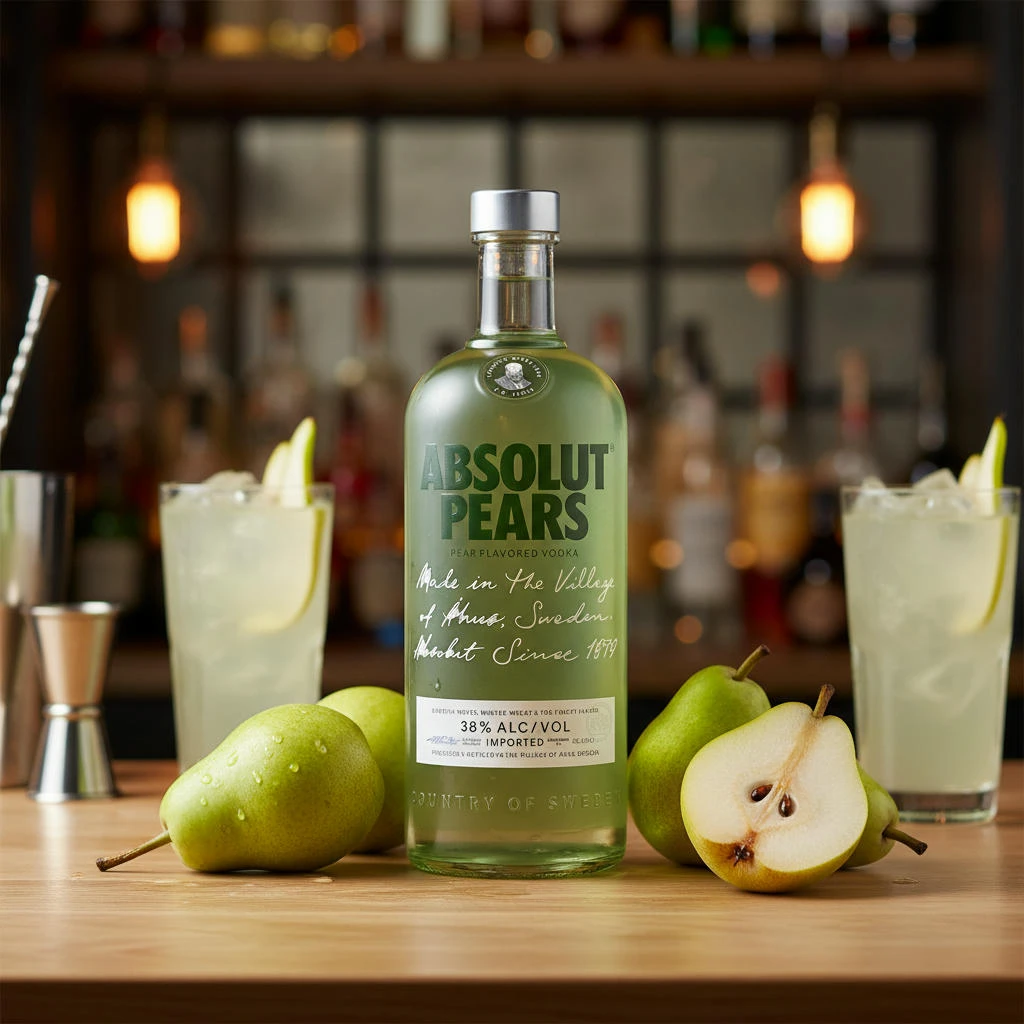 Absolut Vodka Pears 70 cl 52113 by ABSOLUT color Svart