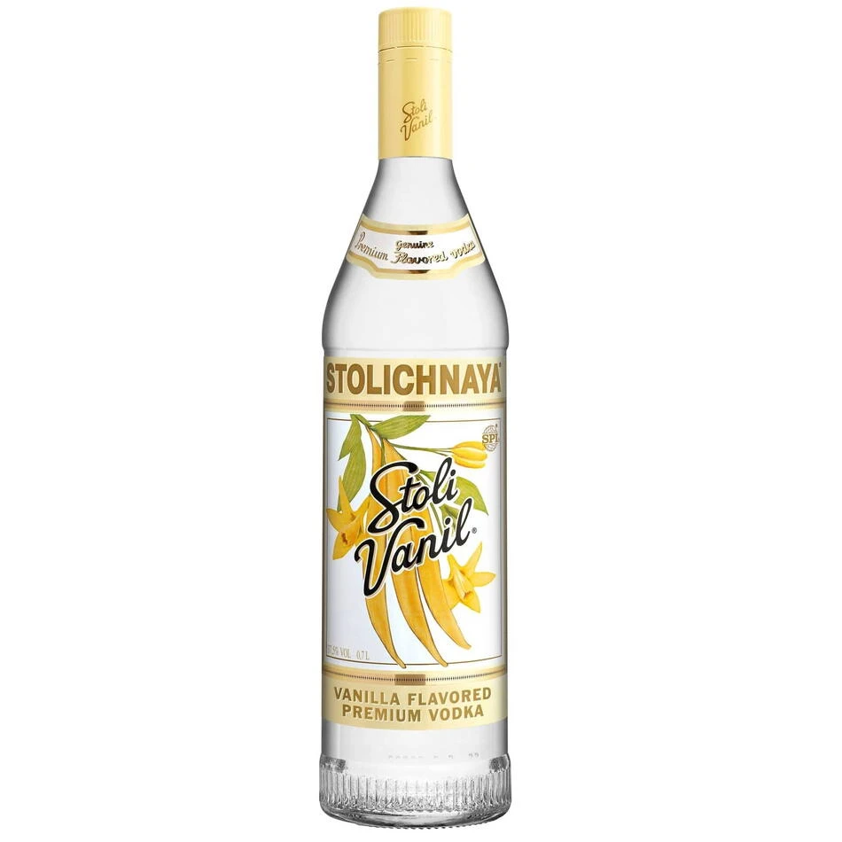 Stolichnaya Vodka Vanil FL 70 52004 by STOLICHNAY color Svart