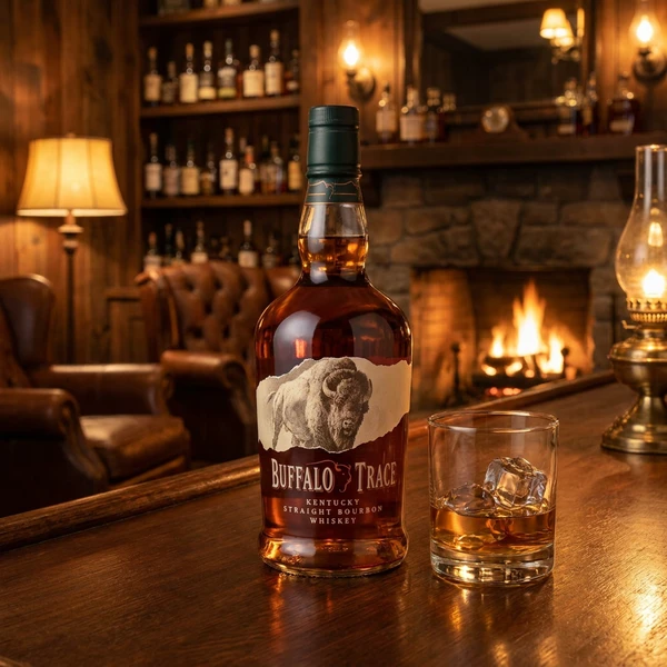 Buffalo Trace Bourbon Whiskey FL 70 58016 by BUFFALOTRA color Svart