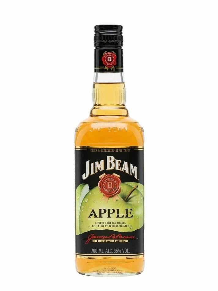 Jim Beam Apple Bourbon FL 70 58055 by JIMBEAM color Svart