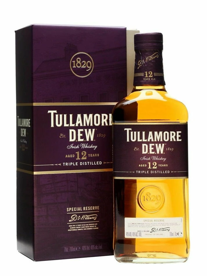 Tullamore DEW 12 YO FL 70 57055 by TULLAMORE color Svart