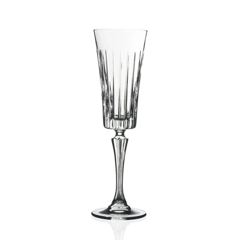 RCR Timeless Champagnergläser 21 cl 6 Stk. Glas0235 by RCR Glas color Svart