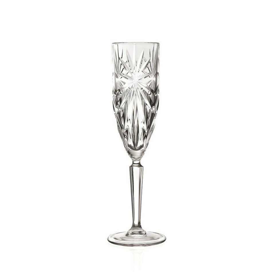 RCR Oasis Champagnergläser 15 cl – 6er-Set Glas0230 by RCR Glas color Svart