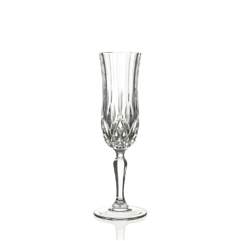 RCR Opera Champagnerflöten 13 cl 6 Stk. Glas0494 by RCR Glas color Svart