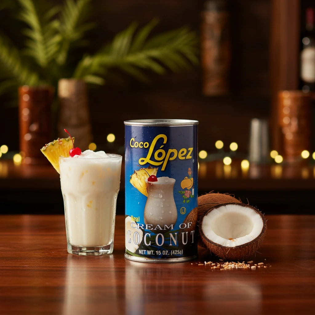 Coco Lopez Kokoscreme 425g lopez by Beaumont color Svart