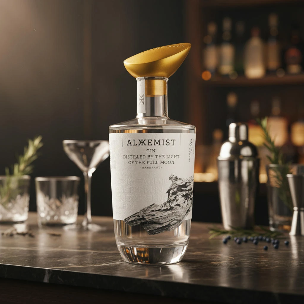Alkkemist Gin 70 cl 51186 by ALKKEMIST color Svart