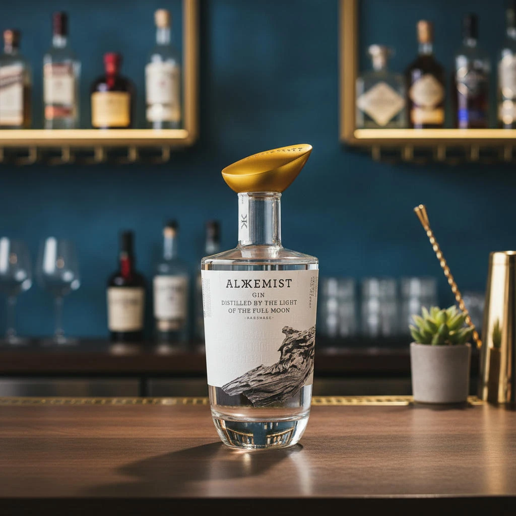Alkkemist Gin 70 cl 51186 by ALKKEMIST color Svart