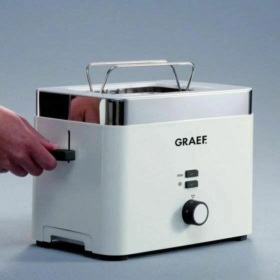 Toaster, 2 Scheiben, 1000W – Weiß GRTO61EU by Graef color Vit
