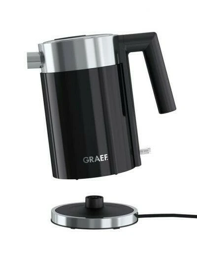 Graef Wasserkocher, 1,0L, Ein/Aus Schwarz GRWK402EU by Graef color Svart