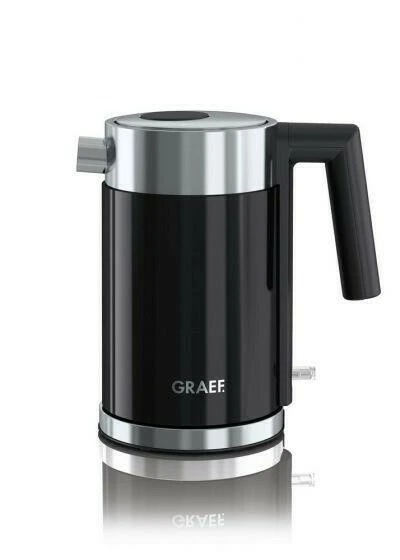 Graef Wasserkocher, 1,0L, Ein/Aus Schwarz GRWK402EU by Graef color Svart