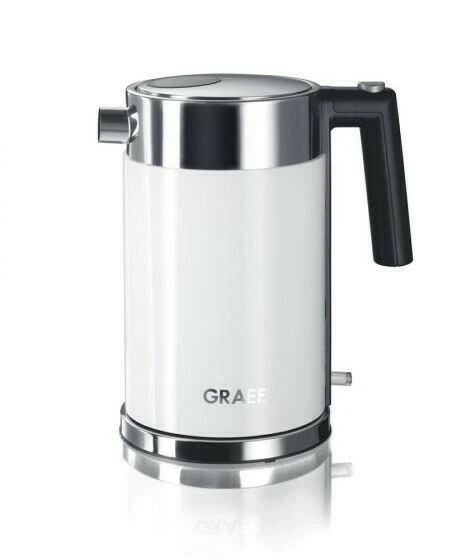 Wasserkocher 1,5 l Ein-/Ausschalter Weiß GRWK61EU by Graef color Vit